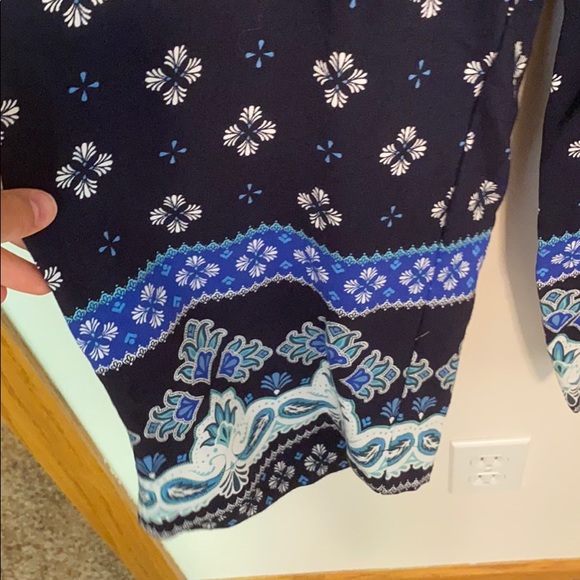 Loft patterned pull on pants - Picture 3 of 7